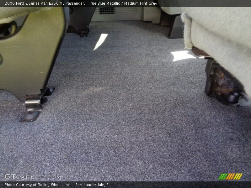 True Blue Metallic / Medium Flint Grey 2006 Ford E Series Van E350 XL Passenger