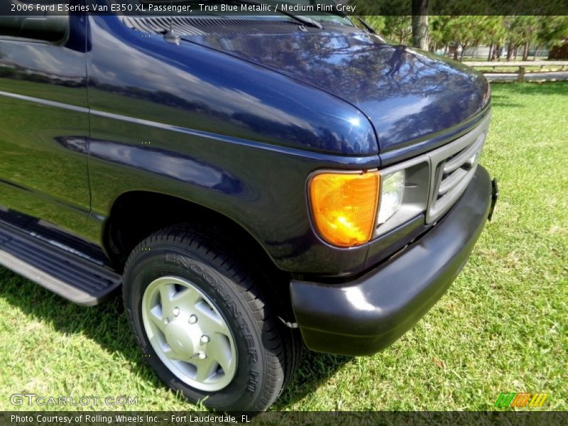True Blue Metallic / Medium Flint Grey 2006 Ford E Series Van E350 XL Passenger