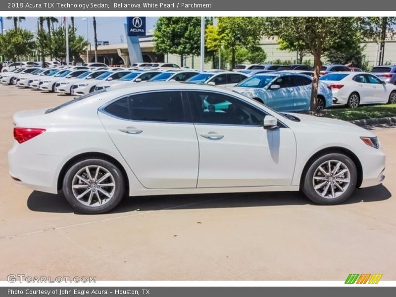 Bellanova White Pearl / Parchment 2018 Acura TLX Technology Sedan