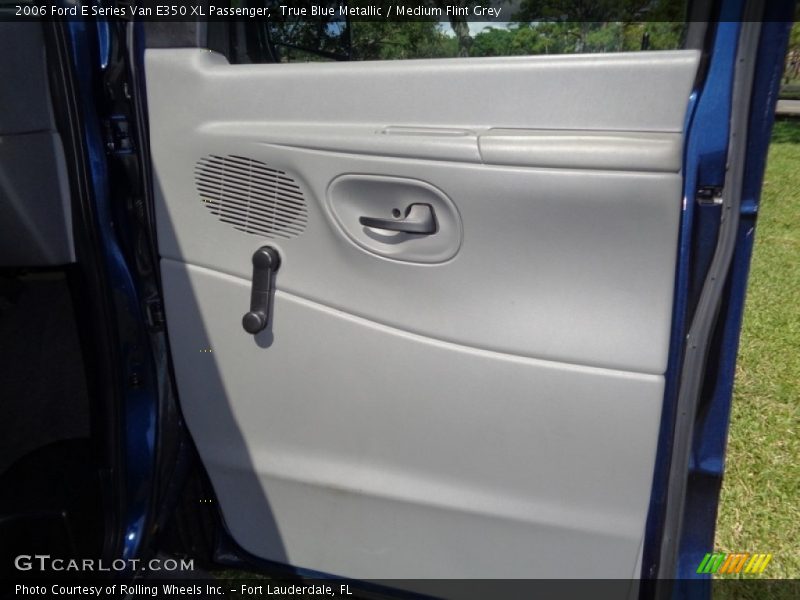True Blue Metallic / Medium Flint Grey 2006 Ford E Series Van E350 XL Passenger