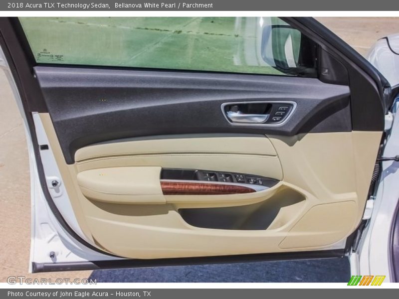 Bellanova White Pearl / Parchment 2018 Acura TLX Technology Sedan