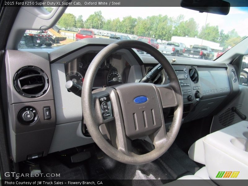 Oxford White / Steel 2015 Ford F250 Super Duty XL Super Cab