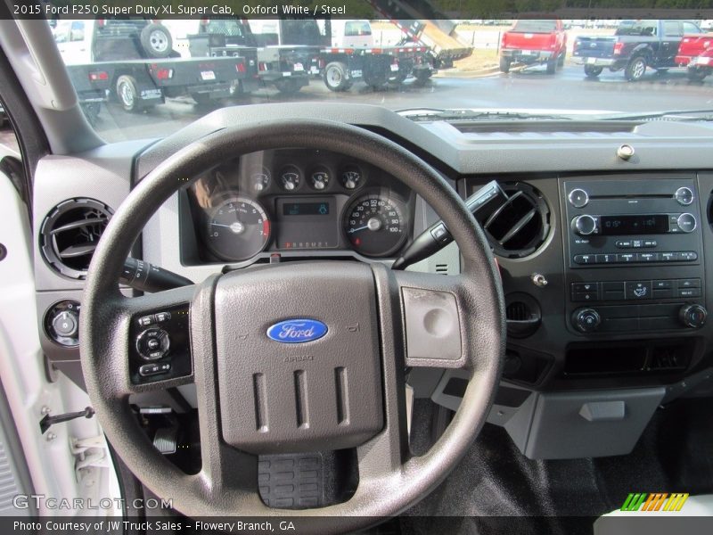 Oxford White / Steel 2015 Ford F250 Super Duty XL Super Cab