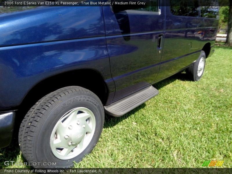 True Blue Metallic / Medium Flint Grey 2006 Ford E Series Van E350 XL Passenger