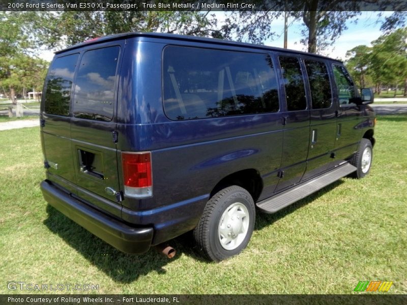 True Blue Metallic / Medium Flint Grey 2006 Ford E Series Van E350 XL Passenger