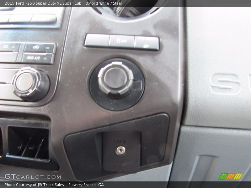 Oxford White / Steel 2015 Ford F250 Super Duty XL Super Cab