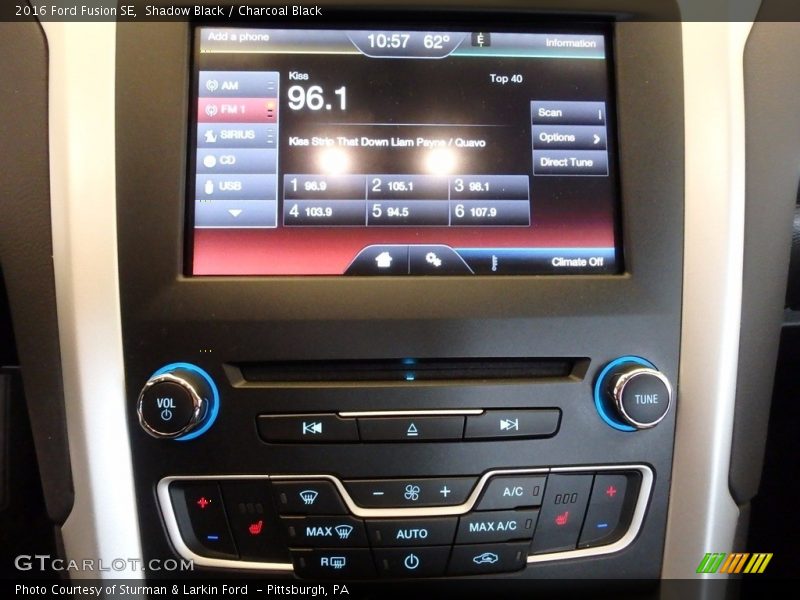 Shadow Black / Charcoal Black 2016 Ford Fusion SE