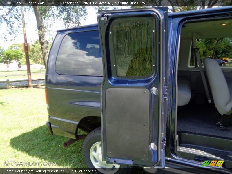 True Blue Metallic / Medium Flint Grey 2006 Ford E Series Van E350 XL Passenger