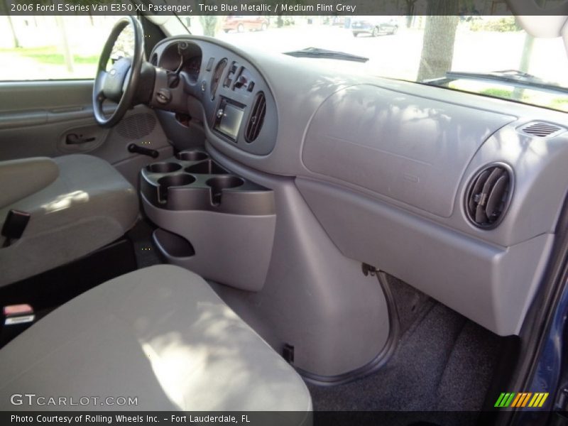 True Blue Metallic / Medium Flint Grey 2006 Ford E Series Van E350 XL Passenger