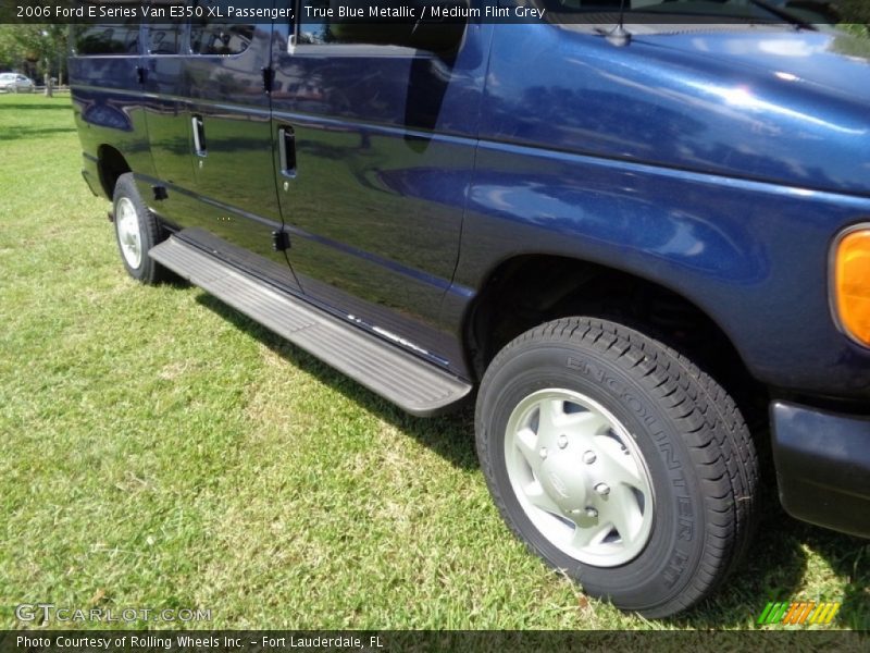 True Blue Metallic / Medium Flint Grey 2006 Ford E Series Van E350 XL Passenger