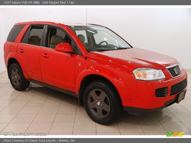 Chili Pepper Red / Tan 2007 Saturn VUE V6 AWD