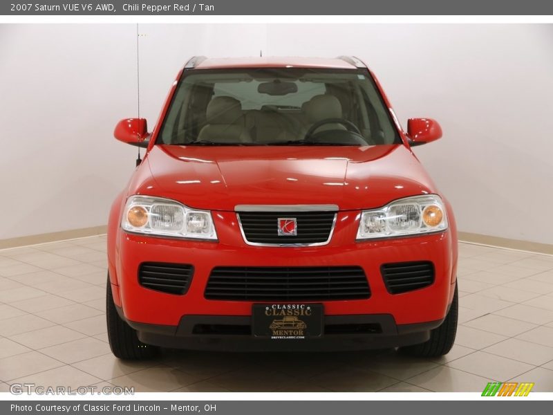 Chili Pepper Red / Tan 2007 Saturn VUE V6 AWD