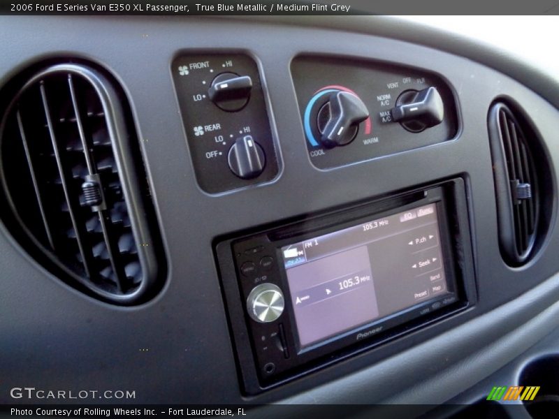 True Blue Metallic / Medium Flint Grey 2006 Ford E Series Van E350 XL Passenger