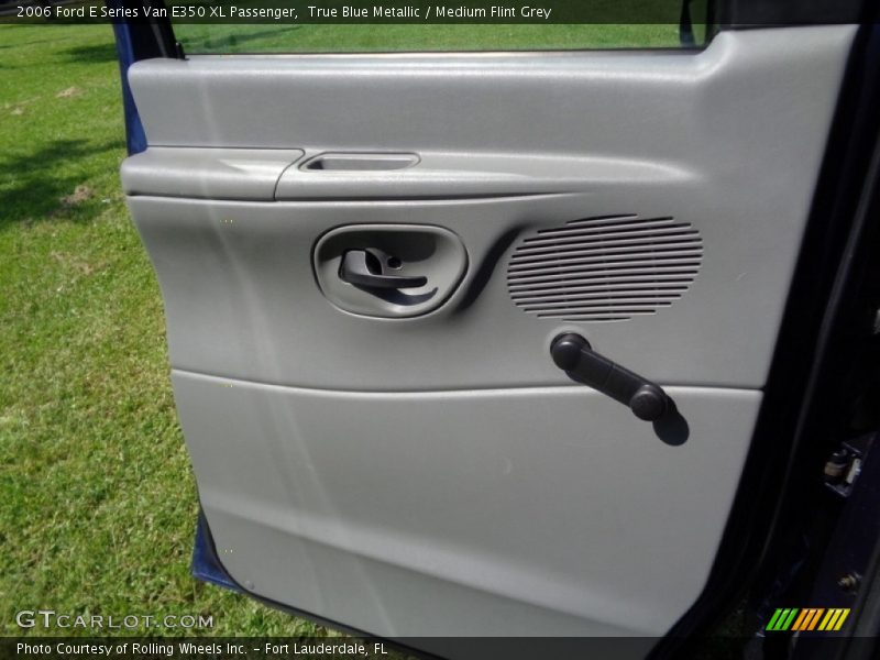 True Blue Metallic / Medium Flint Grey 2006 Ford E Series Van E350 XL Passenger