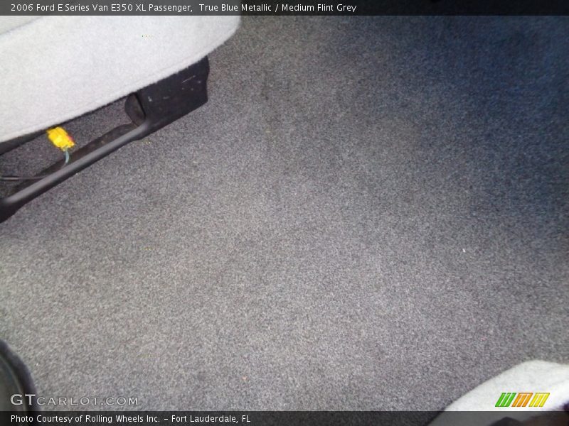 True Blue Metallic / Medium Flint Grey 2006 Ford E Series Van E350 XL Passenger