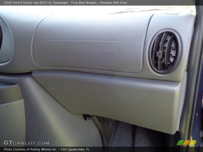 True Blue Metallic / Medium Flint Grey 2006 Ford E Series Van E350 XL Passenger
