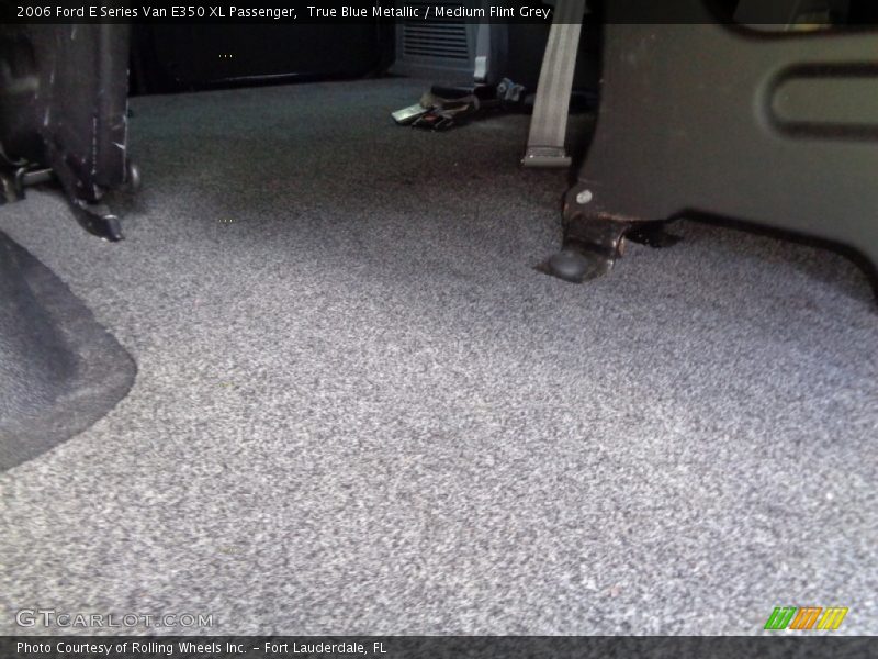 True Blue Metallic / Medium Flint Grey 2006 Ford E Series Van E350 XL Passenger