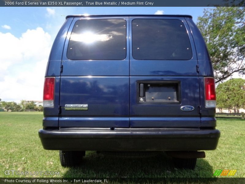 True Blue Metallic / Medium Flint Grey 2006 Ford E Series Van E350 XL Passenger