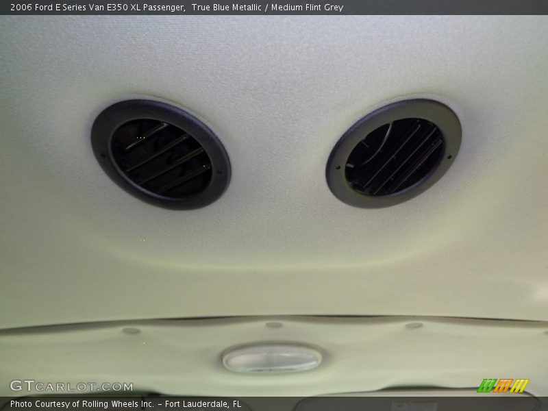 True Blue Metallic / Medium Flint Grey 2006 Ford E Series Van E350 XL Passenger