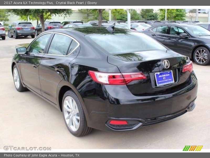 Crystal Black Pearl / Ebony 2017 Acura ILX Technology Plus