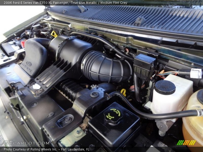True Blue Metallic / Medium Flint Grey 2006 Ford E Series Van E350 XL Passenger
