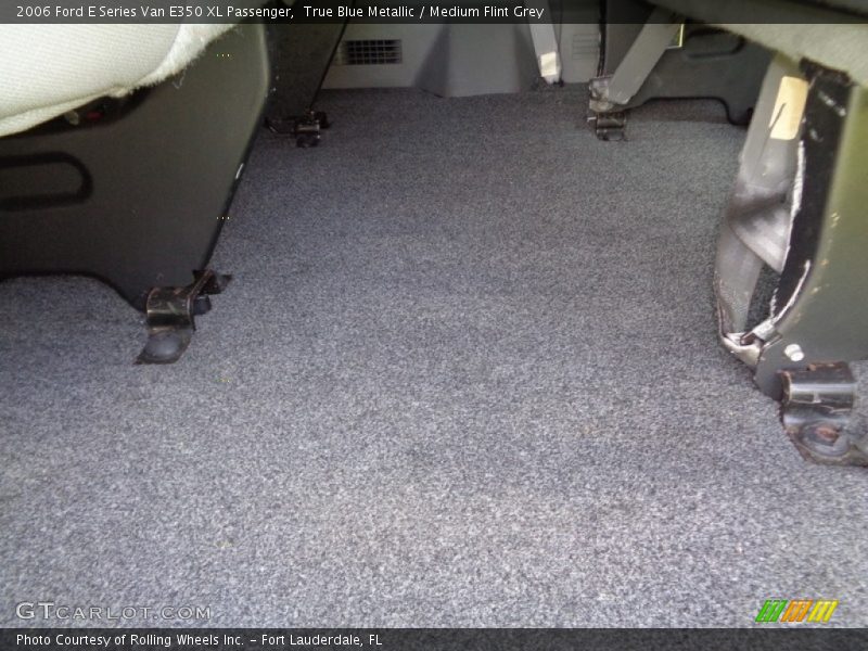 True Blue Metallic / Medium Flint Grey 2006 Ford E Series Van E350 XL Passenger