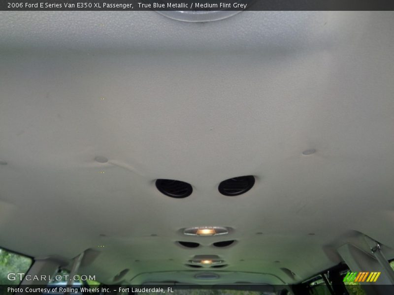 True Blue Metallic / Medium Flint Grey 2006 Ford E Series Van E350 XL Passenger