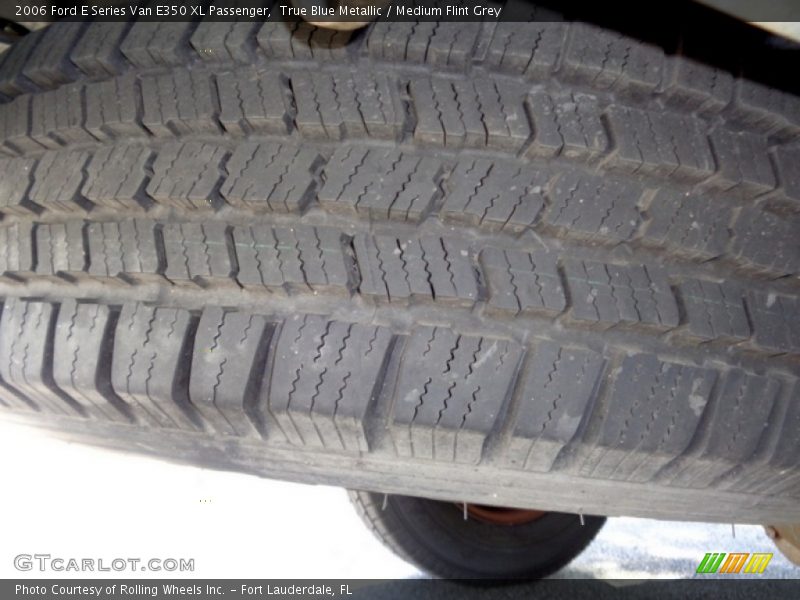 True Blue Metallic / Medium Flint Grey 2006 Ford E Series Van E350 XL Passenger