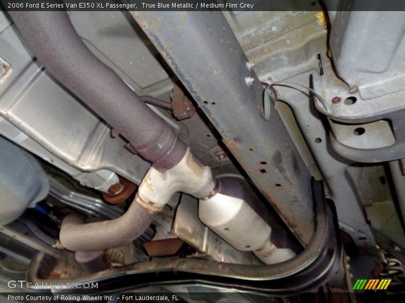 True Blue Metallic / Medium Flint Grey 2006 Ford E Series Van E350 XL Passenger