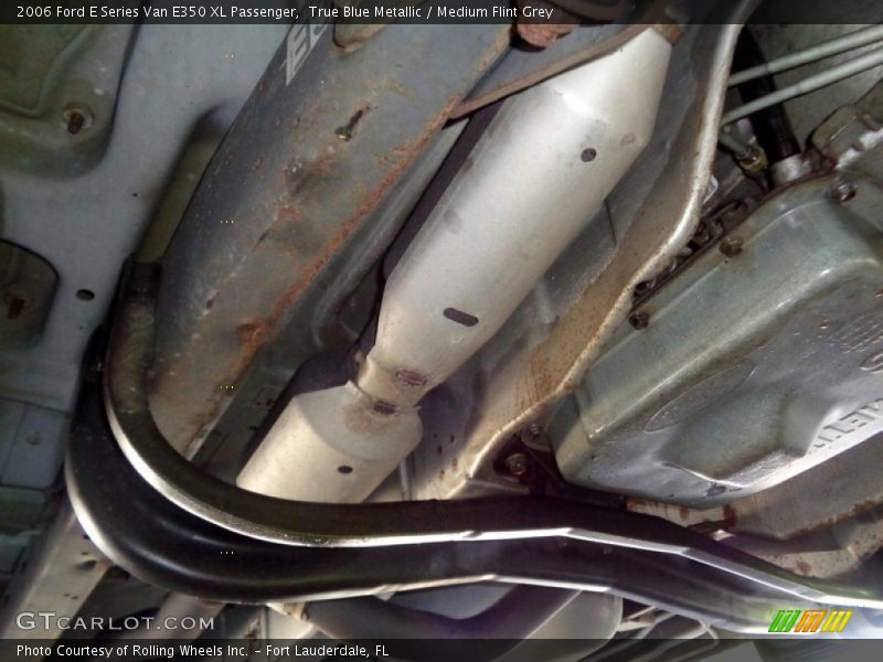 True Blue Metallic / Medium Flint Grey 2006 Ford E Series Van E350 XL Passenger