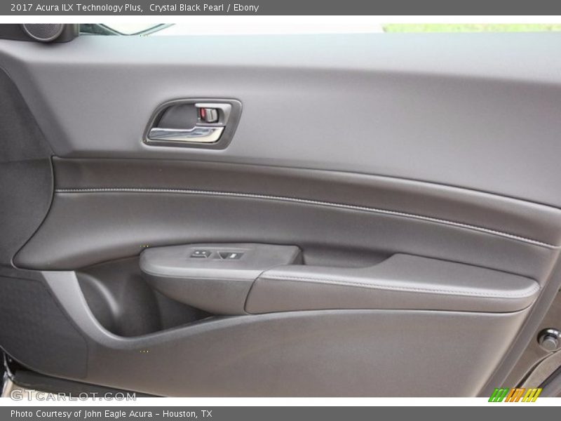 Crystal Black Pearl / Ebony 2017 Acura ILX Technology Plus
