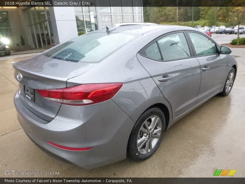 Galactic Gray / Gray 2018 Hyundai Elantra SEL
