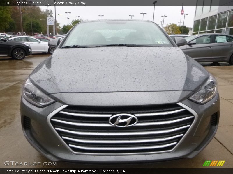 Galactic Gray / Gray 2018 Hyundai Elantra SEL