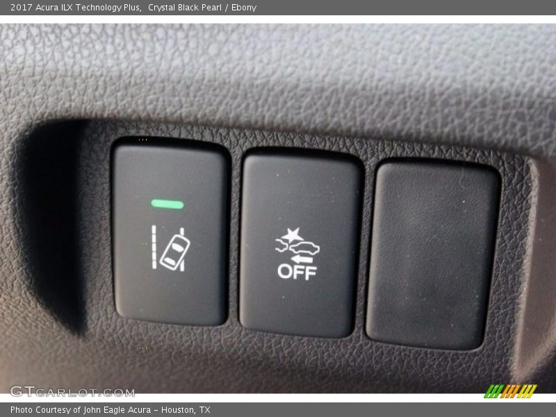 Crystal Black Pearl / Ebony 2017 Acura ILX Technology Plus
