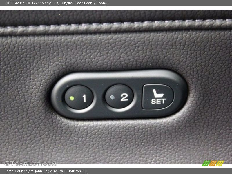 Crystal Black Pearl / Ebony 2017 Acura ILX Technology Plus