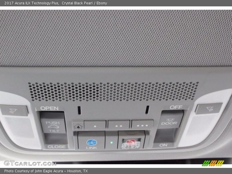 Crystal Black Pearl / Ebony 2017 Acura ILX Technology Plus