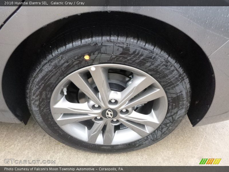 Galactic Gray / Gray 2018 Hyundai Elantra SEL