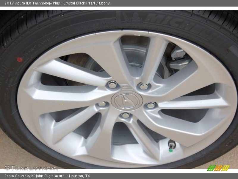 Crystal Black Pearl / Ebony 2017 Acura ILX Technology Plus
