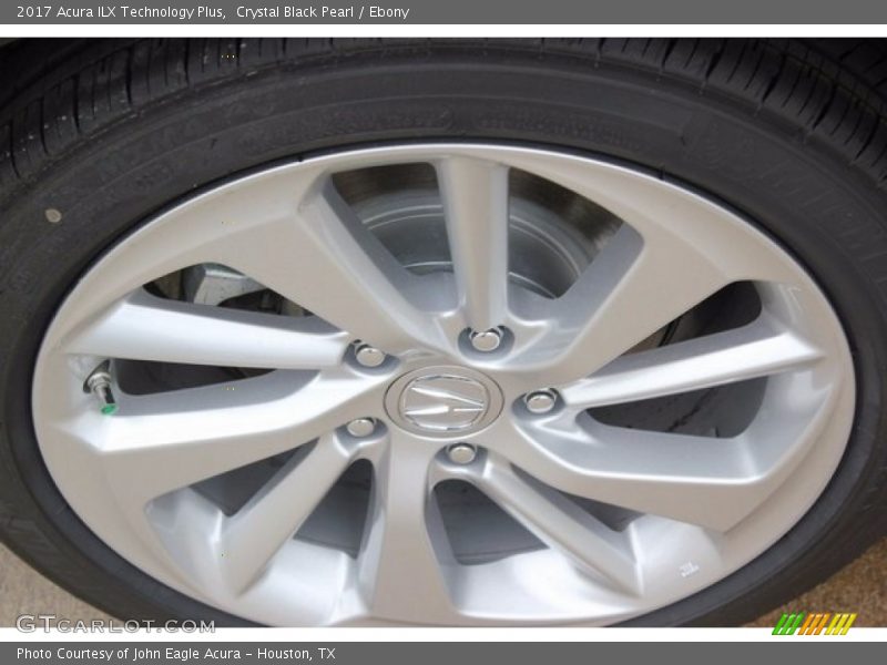 Crystal Black Pearl / Ebony 2017 Acura ILX Technology Plus