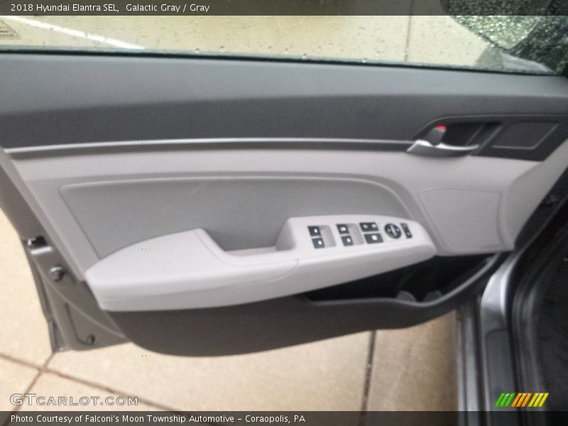 Galactic Gray / Gray 2018 Hyundai Elantra SEL