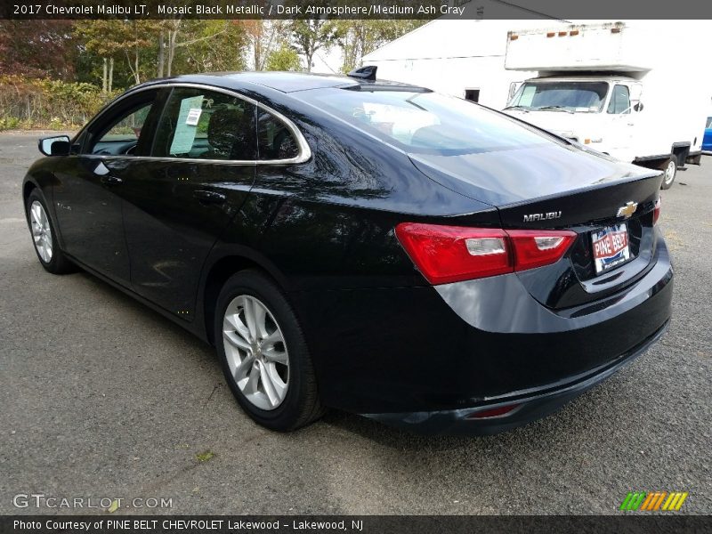 Mosaic Black Metallic / Dark Atmosphere/Medium Ash Gray 2017 Chevrolet Malibu LT