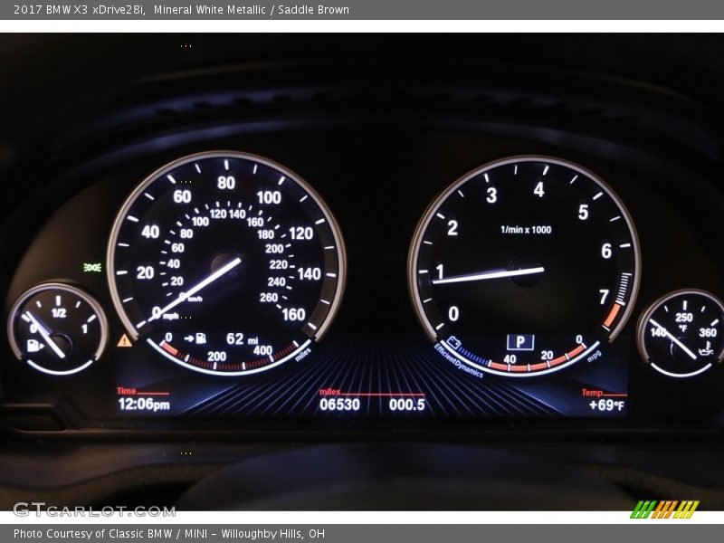 Mineral White Metallic / Saddle Brown 2017 BMW X3 xDrive28i