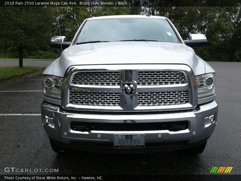 Bright Silver Metallic / Black 2018 Ram 2500 Laramie Mega Cab 4x4