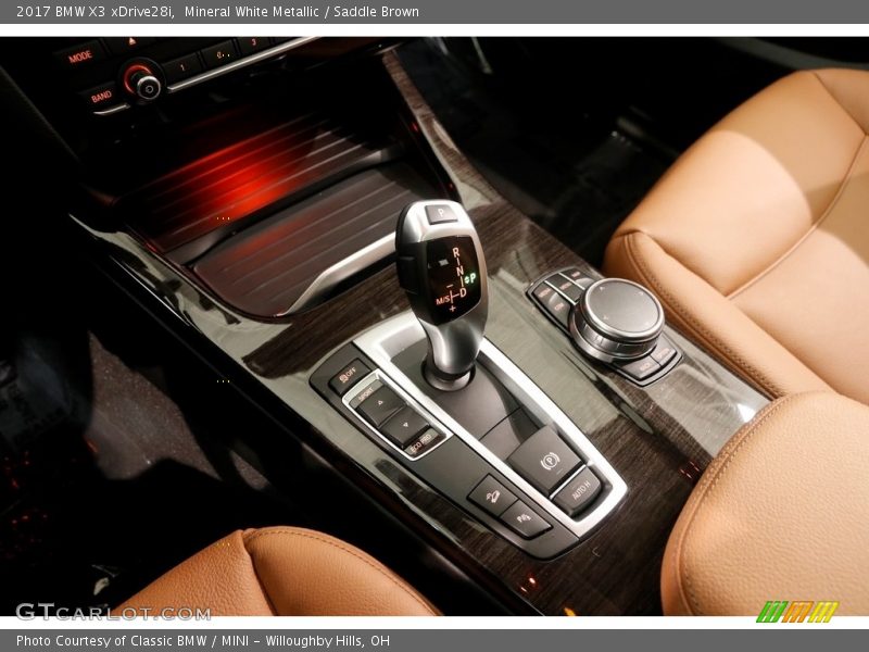 Mineral White Metallic / Saddle Brown 2017 BMW X3 xDrive28i