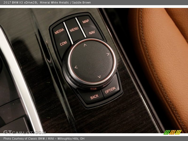 Mineral White Metallic / Saddle Brown 2017 BMW X3 xDrive28i