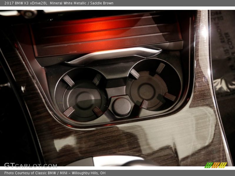 Mineral White Metallic / Saddle Brown 2017 BMW X3 xDrive28i