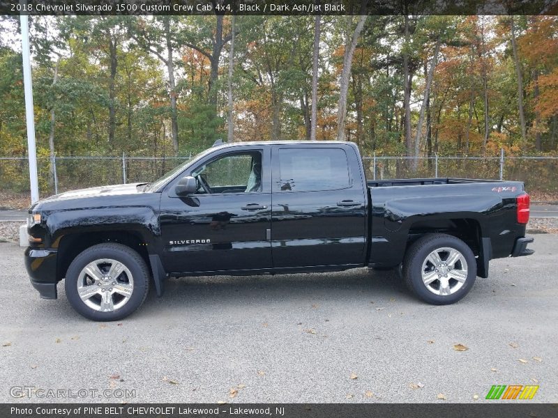  2018 Silverado 1500 Custom Crew Cab 4x4 Black