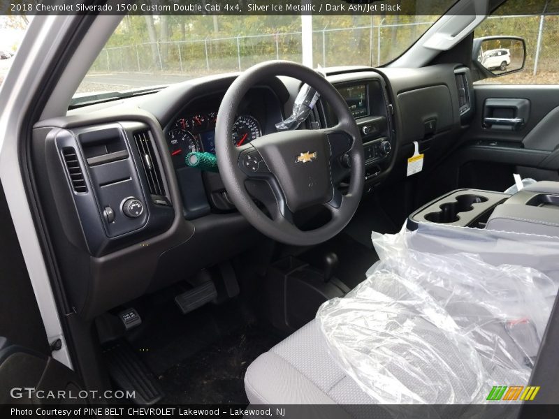  2018 Silverado 1500 Custom Double Cab 4x4 Dark Ash/Jet Black Interior