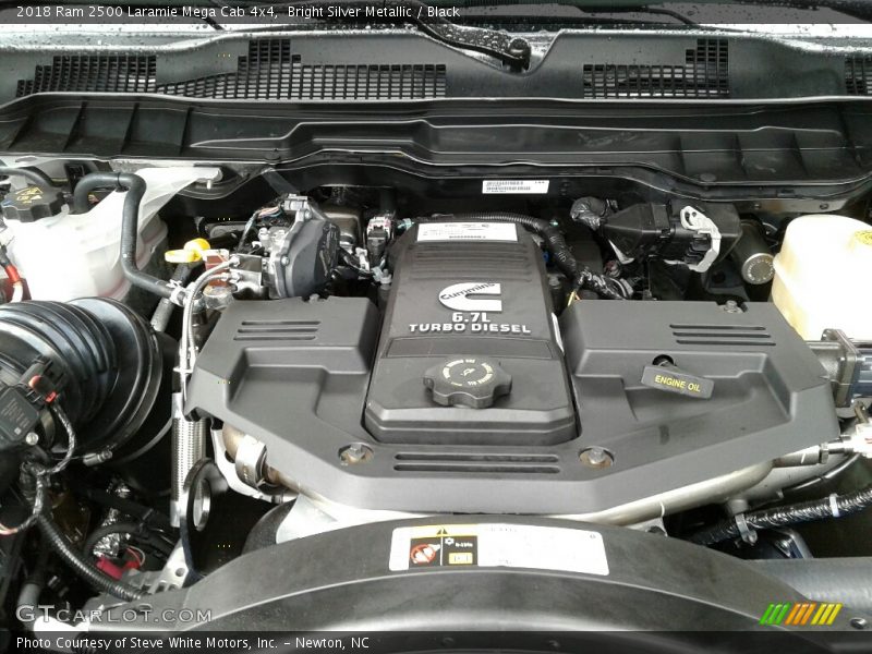 2018 2500 Laramie Mega Cab 4x4 Engine - 6.7 Liter OHV 24-Valve Cummins Turbo-Diesel Inline 6 Cylinder