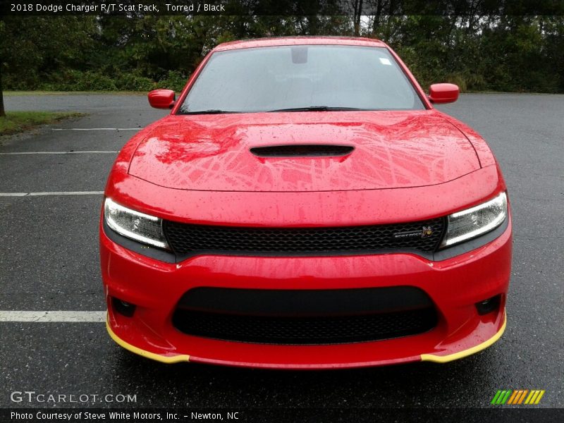 Torred / Black 2018 Dodge Charger R/T Scat Pack